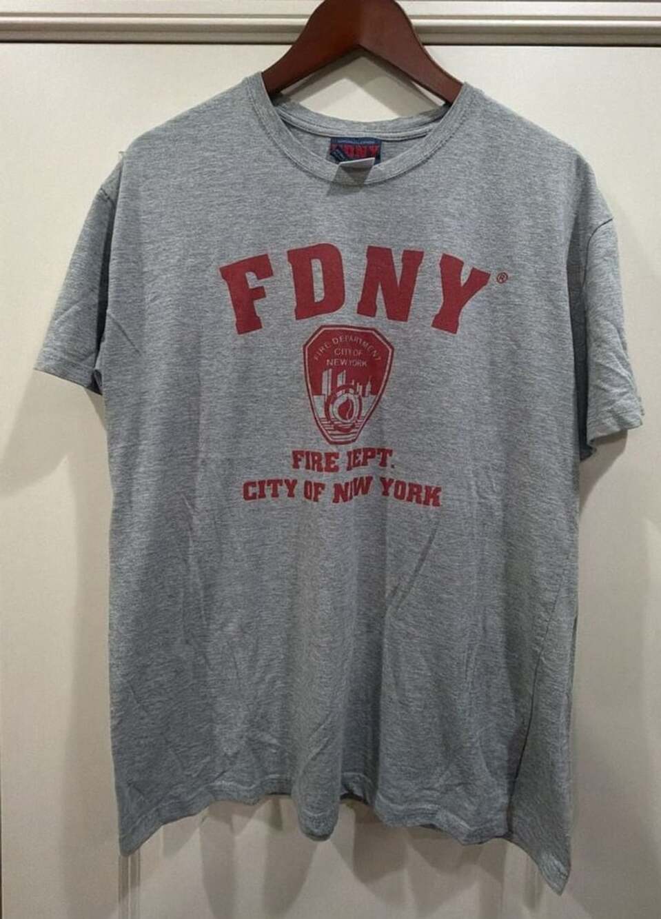 FDNY Graphic T-Shirt Gray Heather Short Sleeve